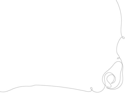 Avocado continuous line background. One single line organic healthy food concept. Minimalism modern style graphics design