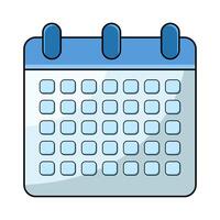 illustration of Simple Calendar Date vector