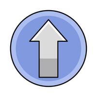 illustration of Upload arrow vector