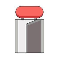 exit door illustration vector