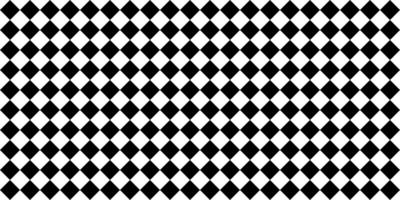 Bold black and white diagonal checkerboard seamless background geometric pattern abstract square tile texture minimal visual optical illusion repeat layout grid symmetry display design vector