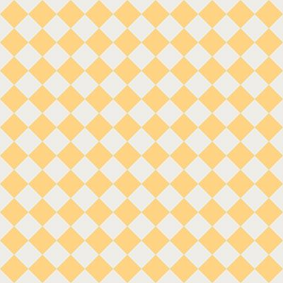 Light yellow and white harlequin diamond pattern seamless background, geometric pastel design for textile, retro wallpaper, wrapping paper, kids fashion, minimal abstract decorative style square