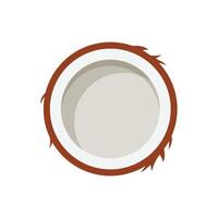Coconut icon isolated on white background illustration vector