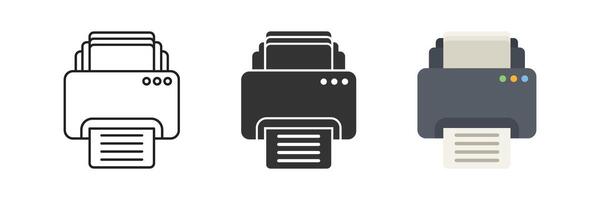 A set of three different types of electronic devices vector