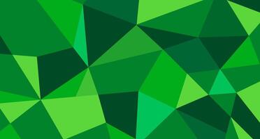 Abstract Green Low Poly Texture Background Design Art vector