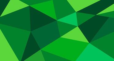 Low Poly Green Abstract Background Design Art vector