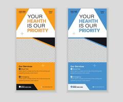 Modern Rack Card and DL Flyer Design for Your Business vector