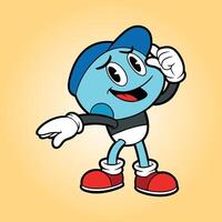 Funny Boomer Dab Pose vector