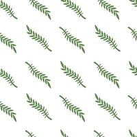 Seamless Green Leaf Pattern Illustration. Ideal for eco-themed designs, digital projects, and environmental concepts. vector