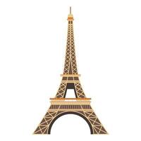 Eiffel tower icon vector