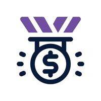 medal duotone icon. Sleek and modern icon for websites, mobile apps, marketing materials, and corporate design. Fully scalable and ready to use. vector