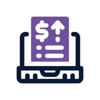 profit duotone icon. Sleek and modern icon for websites, mobile apps, marketing materials, and corporate design. Fully scalable and ready to use. vector