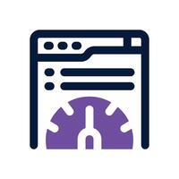 performance duotone icon. Sleek and modern icon for websites, mobile apps, marketing materials, and corporate design. Fully scalable and ready to use. vector