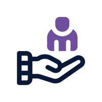 customer duotone icon. Sleek and modern icon for websites, mobile apps, marketing materials, and corporate design. Fully scalable and ready to use. vector