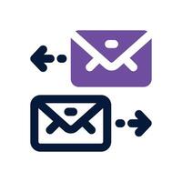message duotone icon. Sleek and modern icon for websites, mobile apps, marketing materials, and corporate design. Fully scalable and ready to use. vector