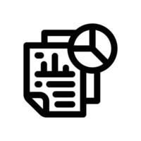 analytics line icon. Clean and minimalist icon for websites and mobile apps. vector