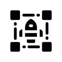 project plan glyph icon. Strong and solid icon for websites, mobile interfaces, presentations, and visual branding. High quality and easy to edit. vector