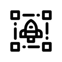 project plan line icon. Clean and minimalist icon for websites, mobile apps, presentations, and logos. Fully scalable and customizable for any project. vector