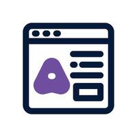 navigation duotone icon. Sleek and modern icon for websites, mobile apps, marketing materials, and corporate design. Fully scalable and ready to use. vector
