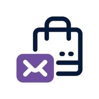 email shopping duotone icon. Sleek and modern icon for websites, mobile apps, marketing materials, and corporate design. Fully scalable and ready to use. vector