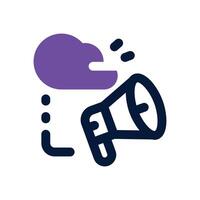 cloud message duotone icon. Sleek and modern icon for websites, mobile apps, marketing materials, and corporate design. Fully scalable and ready to use. vector