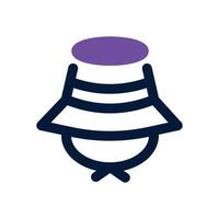 hat duotone icon. Sleek and modern icon for websites, mobile apps, marketing materials, and corporate design. Fully scalable and ready to use. vector