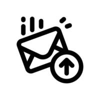 post email line icon. Clean and minimalist icon for websites and mobile apps. vector