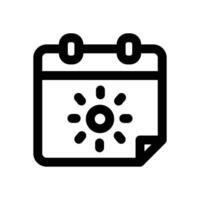 summer time line icon. Clean and minimalist icon for websites, mobile apps, presentations, and logos. Fully scalable and customizable for any project. vector