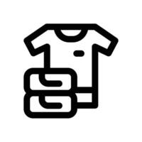clothing line icon. Clean and minimalist icon for websites, mobile apps, presentations, and logos. Fully scalable and customizable for any project. vector