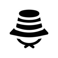 hat glyph icon. Strong and solid icon for websites, mobile interfaces, presentations, and visual branding. High quality and easy to edit. vector