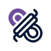 rope duotone icon. Sleek and modern icon for websites, mobile apps, marketing materials, and corporate design. Fully scalable and ready to use. vector