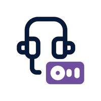 audio controller duotone icon. Sleek and modern icon for websites, mobile apps, marketing materials, and corporate design. Fully scalable and ready to use. vector