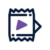 snack duotone icon. Sleek and modern icon for websites, mobile apps, marketing materials, and corporate design. Fully scalable and ready to use. vector
