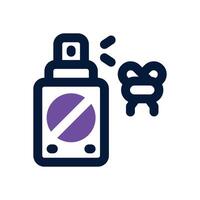 insect repellent duotone icon. Sleek and modern icon for websites, mobile apps, marketing materials, and corporate design. Fully scalable and ready to use. vector
