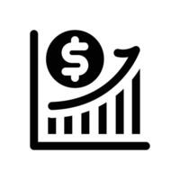 increase glyph icon. Strong and solid icon for websites, mobile interfaces, presentations, and visual branding. High quality and easy to edit. vector