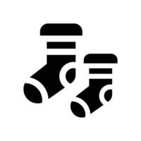 socks glyph icon. Strong and solid icon for websites and mobile apps. vector