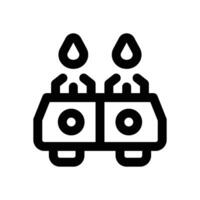 stove line icon. Clean and minimalist icon for websites and mobile apps. vector