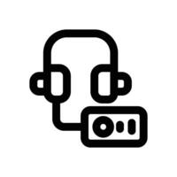 audio controller line icon. Clean and minimalist icon for websites and mobile apps. vector