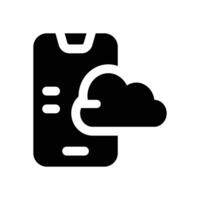 weather app glyph icon. Strong and solid icon for websites and mobile apps. vector