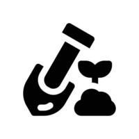 shovel glyph icon. Strong and solid icon for websites and mobile apps. vector