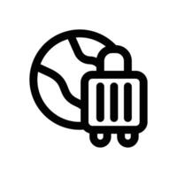 tourist line icon. Clean and minimalist icon for websites, mobile apps, presentations, and logos. Fully scalable and customizable for any project. vector