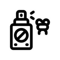 insect repellent line icon. Clean and minimalist icon for websites and mobile apps. vector