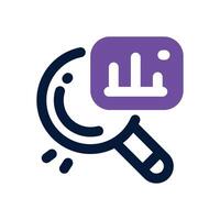 statistic duotone icon. Sleek and modern icon for websites, mobile apps, marketing materials, and corporate design. Fully scalable and ready to use. vector