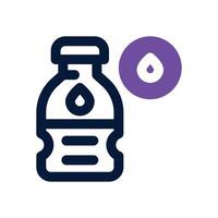 bottle duotone icon. Sleek and modern icon for websites, mobile apps, marketing materials, and corporate design. Fully scalable and ready to use. vector