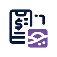 application duotone icon. Sleek and modern icon for websites, mobile apps, marketing materials, and corporate design. Fully scalable and ready to use. vector