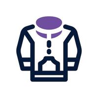 jacket duotone icon. Sleek and modern icon for websites, mobile apps, marketing materials, and corporate design. Fully scalable and ready to use. vector