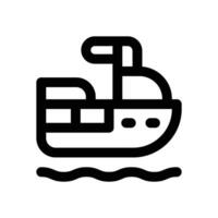 jet ski line icon. Clean and minimalist icon for websites and mobile apps. vector