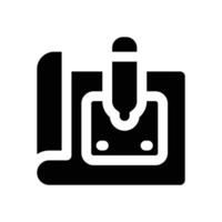 prototipe glyph icon. Strong and solid icon for websites and mobile apps. vector