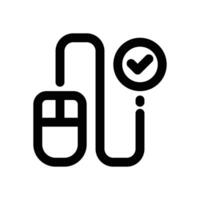 pay per click line icon. Clean and minimalist icon for websites and mobile apps. vector