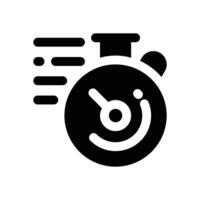speed glyph icon. Strong and solid icon for websites, mobile interfaces, presentations, and visual branding. High quality and easy to edit. vector